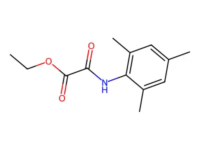 Ethyl 2-(mesitylamino)-2-oxoacetate structure