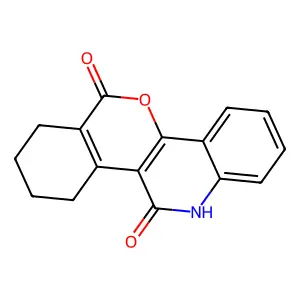 8,9,10,12-tetrahydro-7H-isochromeno[4,3-c]quinoline-6,11-dione structure