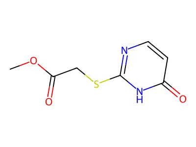 Methyl [(4-Hydroxypyrimidin-2-yl)thio]acetate structure