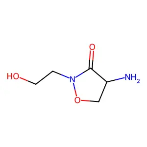 4-Amino-2-(2-hydroxyethyl)-1,2-oxazolidin-3-one structure