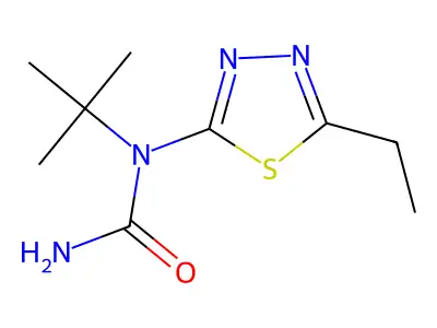 1-Tert-butyl-3-(5-ethyl-1,3,4-thiadiazol-2-yl)urea structure