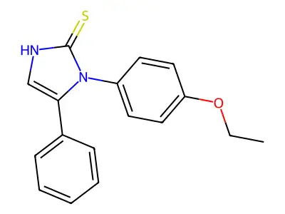 1-(4-ethoxyphenyl)-5-phenyl-1H-imidazole-2-thiol structure