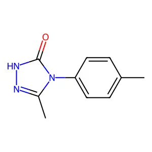 5-methyl-4-(4-methylphenyl)-2,4-dihydro-3H-1,2,4-triazol-3-one structure