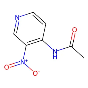 4-Acetamido-3-nitropyridine structure
