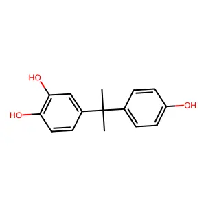 4-(1-(4-Hydroxyphenyl)-1-methylethyl)-1,2-benzenediol structure