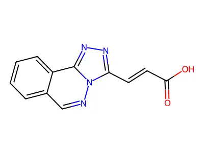 3-{[1,2,4]Triazolo[3,4-a]phthalazin-3-yl}prop-2-enoic acid structure