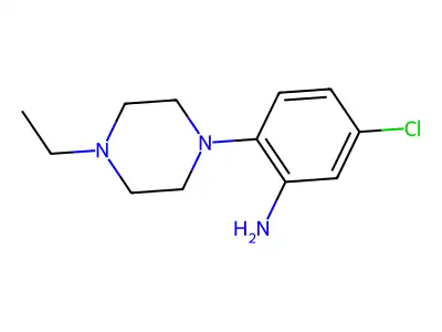 5-Chloro-2-(4-ethylpiperazin-1-yl)aniline structure