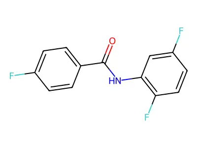 N-(2,5-二氟苯基)-4-氟苯甲酰胺 structure