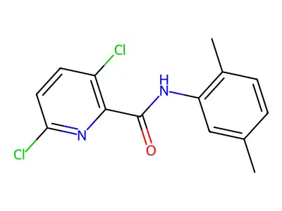 3,6-dichloro-N-(2,5-dimethylphenyl)pyridine-2-carboxamide structure