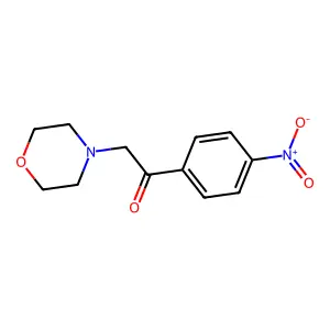 2-Morpholin-4-yl-1-(4-nitrophenyl)ethanone structure