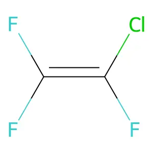 三氟氯乙烯 structure