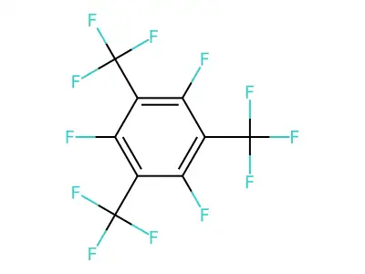 Trifluoro-1,3,5-tris(trifluoromethyl)benzene structure