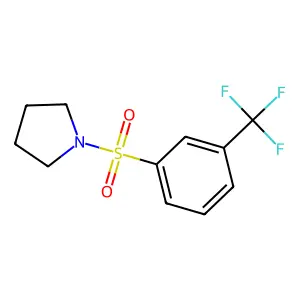 1-[3-(Trifluoromethyl)phenyl]sulfonylpyrrolidine structure