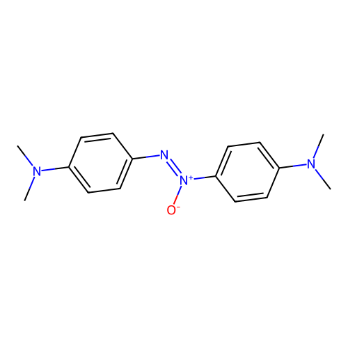 Benzenamine, 4,4'-azoxybis[N,N-dimethyl- structure