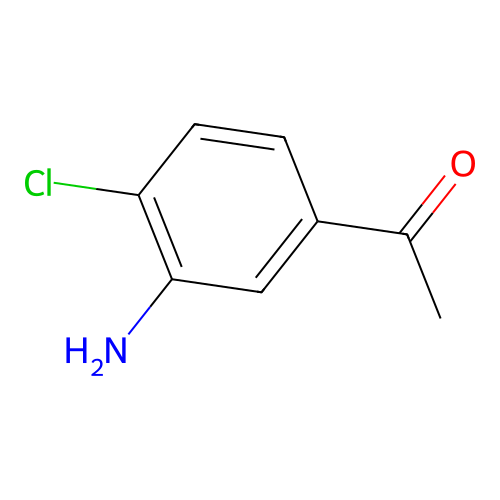 3'-Amino-4'-chloroacetophenone structure