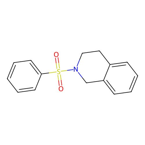 2-(Phenylsulfonyl)-1,2,3,4-tetrahydroisoquinoline structure