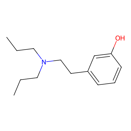 3-[2-(Dipropylamino) ethyl]phenol structure