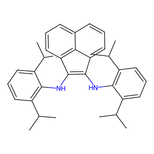 1,2-Acenaphthylenediamine, N,N'-bis[2,6-bis(1-methylethyl)phenyl]- structure