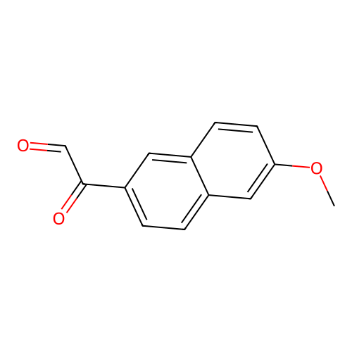 2-(6-Methoxynaphthalen-2-yl)-2-oxoacetaldehyde structure