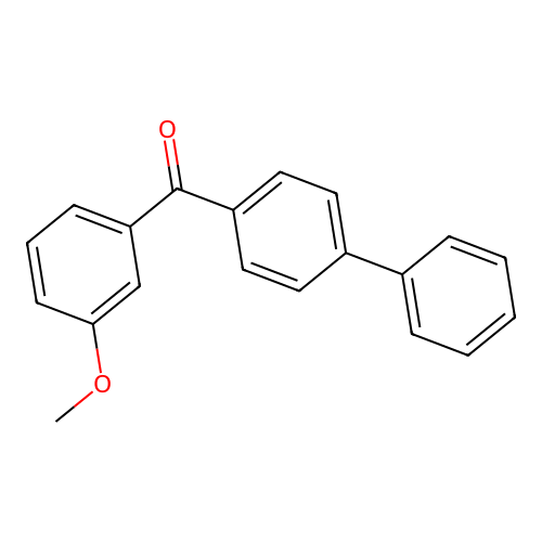 [1,1'-Biphenyl]-4-yl(3-methoxyphenyl)methanone structure