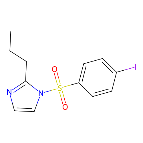 1-(4-Iodophenyl)sulfonyl-2-propylimidazole structure