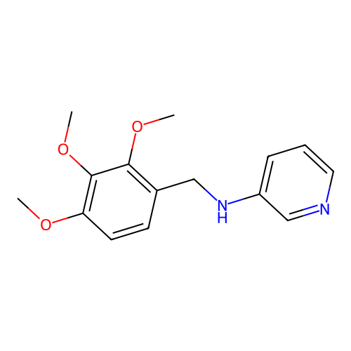 N-(3-pyridinyl)-N-(2,3,4-trimethoxybenzyl)amine structure