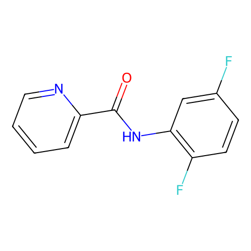 N-(2,5-difluorophenyl)pyridine-2-carboxamide structure