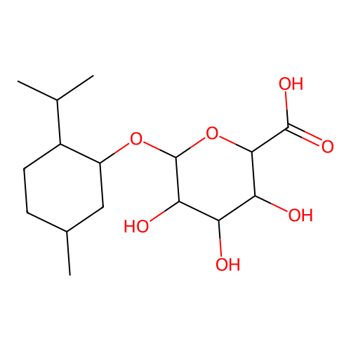 Menthol glucuronide structure