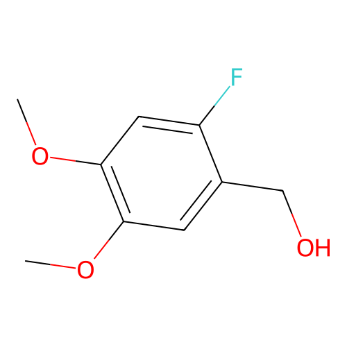 (2-Fluoro-4,5-dimethoxyphenyl)methanol structure