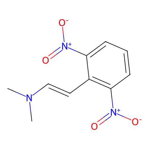 2-(2,6-dinitrophenyl)-N,N-dimethylethenamine structure