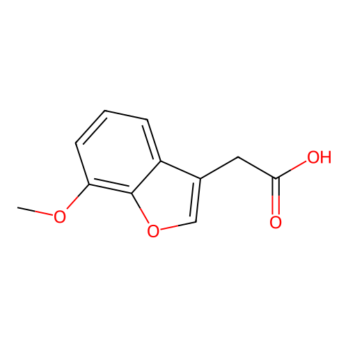 2-(7-Methoxy-1-benzofuran-3-yl)acetic acid structure