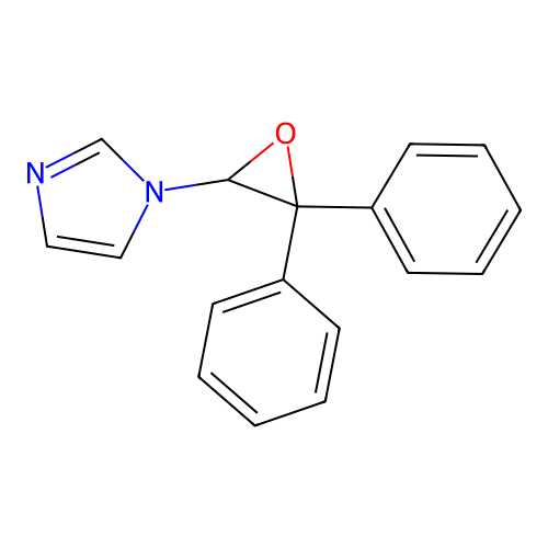 1-(3,3-Diphenyloxiran-2-yl)-1H-imidazole structure