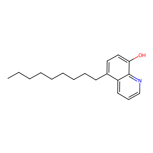 5-Nonylquinolin-8-ol structure