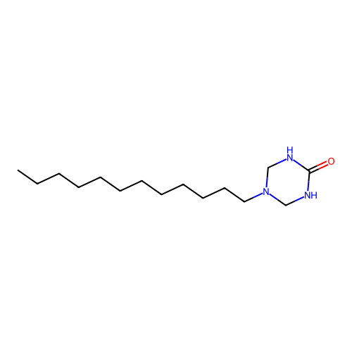 5-Dodecyl-1,3,5-triazinan-2-one structure
