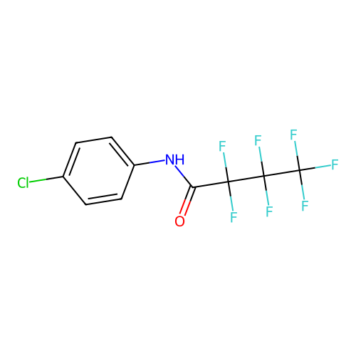 N-(4-Chlorophenyl)-2,2,3,3,4,4,4-heptafluorobutanamide structure