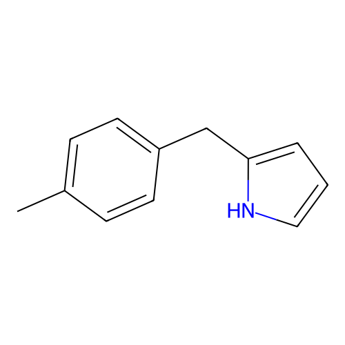 2-[(4-methylphenyl)methyl]-1H-pyrrole structure