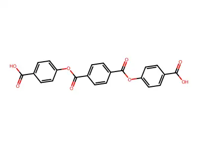 bis(4-carboxyphenyl)terephthalate structure