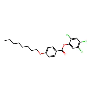 2,4,5-Trichlorophenyl 4-n-Octyloxybenzoate structure