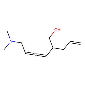 2-Allyl-6-(dimethylamino)-3,4-hexadien-1-ol structure