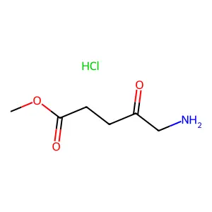 Methyl 5-amino-4-oxovalerate hydrochloride structure