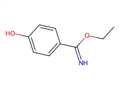 Ethyl 4-hydroxybenzenecarboximidoate structure