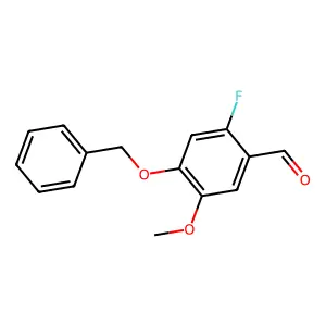 4-Benzyloxy-2-fluoro-5-methoxy-benzaldehyde structure