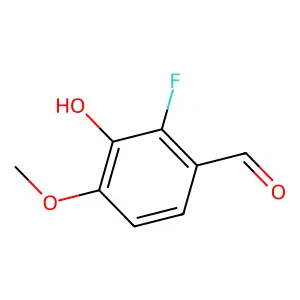 2-Fluoro-3-hydroxy-4-methoxybenzaldehyde structure