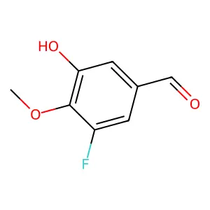 3-Fluoro-5-hydroxy-4-methoxybenzaldehyde structure