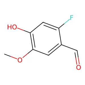 6-Fluorovanillin structure