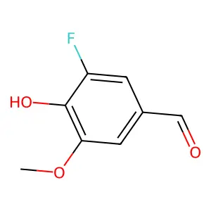 3-Fluoro-4-hydroxy-5-methoxybenzaldehyde structure