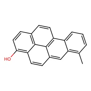Benzo(a)pyren-3-ol, 7-methyl- structure