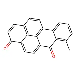 Benzo(a)pyrene-3,6-dione, 7-methyl- structure