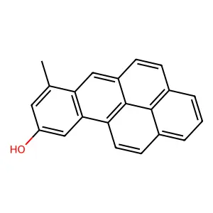 Benzo(a)pyren-9-ol, 7-methyl- structure