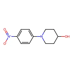 1-(4-Nitrophenyl)-4-piperidinol structure